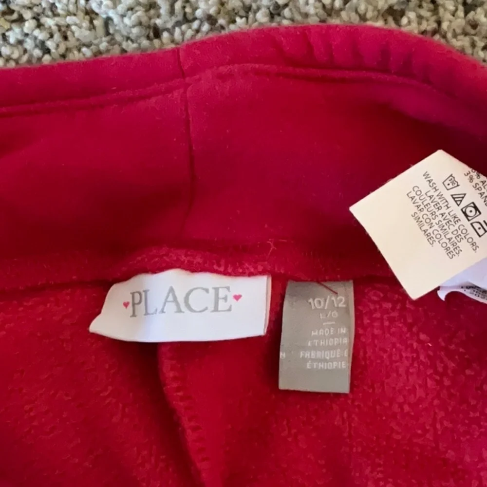 The Children's Place Gray and Red Kids Matching Set